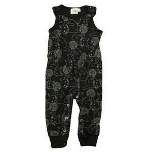 Silly Apples Unisex Black Cat Romper size: 12 Months